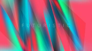 Colorful abstract shiny background with smooth blurred stripes vector