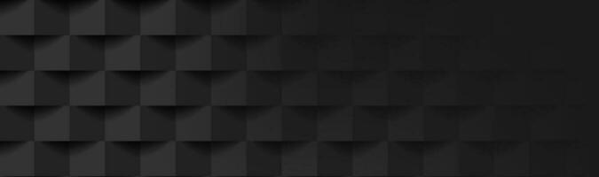 Abstract black tech geometric mosaic background vector