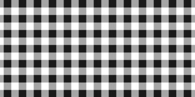 Grey, white and black gingham background pattern for web, print, textile, wallpaper, gift wrapping paper and other. vector