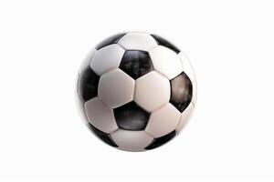 Soccer ball isolated on white background. photo