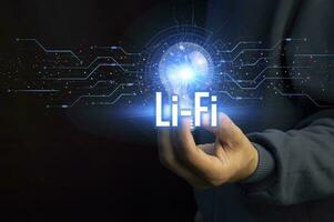 Li-Fi W-Lan, Internet and Network Technology - Enable high-speed Li-Fi connections. photo