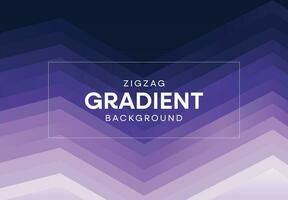 Purple zigzag stripe gradient background design vector