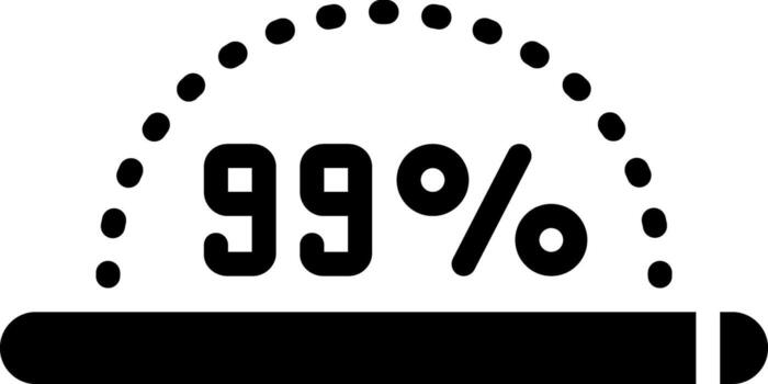 solid icon for almost vector