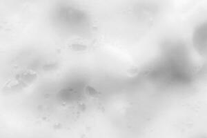 Abstract white soap foam bubbles texture background photo