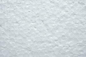 White polystyrene foam texture background photo