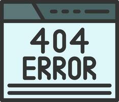 404 Error Icon Image. vector