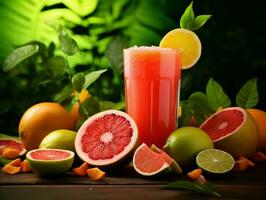 The rich vitamin A guava, attractive orange color, and heat release function of lemon or watermelon's nature color would bring up your day photo