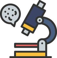 Microscope Icon Image. vector