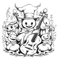 cute Ghosts coloring pages vector