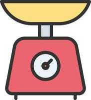Weighing Scale Icon Image. vector