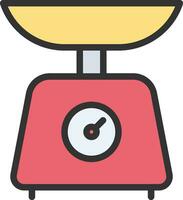 Weighing Scale Icon Image. vector