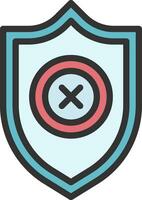 Unprotected Icon Image. vector