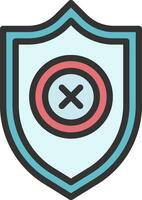 Unprotected Icon Image. vector