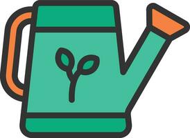 Watering Can Icon Image. vector
