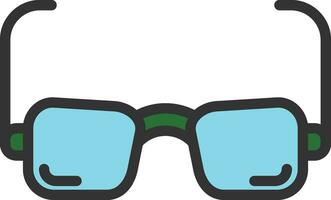 Sunglasses Icon Image. vector