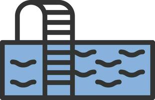 Swimming Pool Icon Image. vector