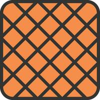 Tablecloth Icon Image. vector