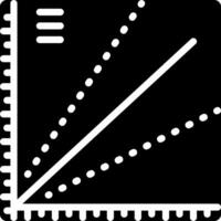 solid icon for plot vector