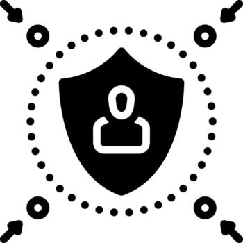 solid icon for resist vector