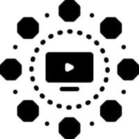 solid icon for comprehensive vector