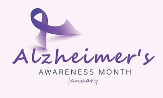 Alzheimer's awareness month. background, banner, card, poster, template. Vector illustration.