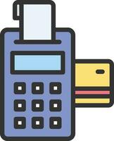 Payment Terminal Icon Image. vector