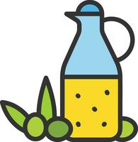 Olive Oil Icon Image. vector