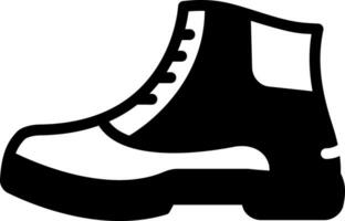 solid icon for shoe vector