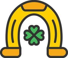 Horseshoe Icon Image. vector