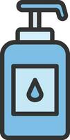 Liquid Soap Icon Image. vector