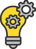 Ideas Generator Icon Image. vector