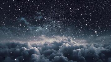 beautiful sky with clouds , photo