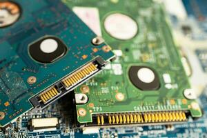 Repairing and upgrade mobile phone, electronic, computer hardware and technology concept. photo