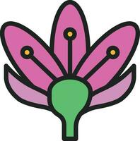 Crocus Icon Image. vector