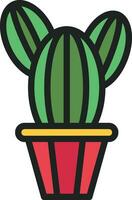 Cactus Icon Image. vector