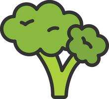 Broccoli Icon Image. vector