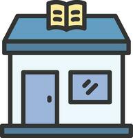 Book Store Icon Image. vector