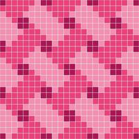 Pink tile background, Mosaic tile background, Tile background, Seamless pattern, Mosaic seamless pattern, Mosaic tiles texture or background. Bathroom wall tiles, swimming pool tiles. vector