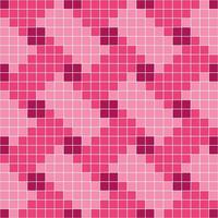 Pink tile background, Mosaic tile background, Tile background, Seamless pattern, Mosaic seamless pattern, Mosaic tiles texture or background. Bathroom wall tiles, swimming pool tiles. vector