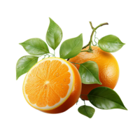 laranja png, laranja transparente fundo ai generativo png