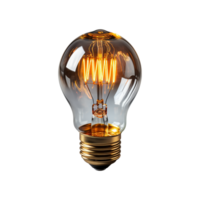 Light Bulb, Light Bulb Png, Light Bulb Transparent Background AI Generative png