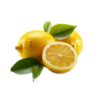 citron, citron png, citron transparent Contexte ai génératif png