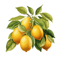 Lemon,  Lemon Png,  Lemon Transparent Background AI Generative png