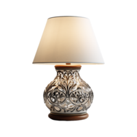 lampe, lampe png, table lampe, transparent Contexte ai génératif png