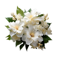 blanc fleur png ai génératif