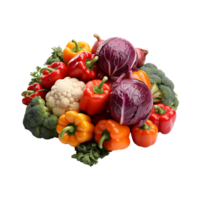 des légumes png avec transparent Contexte ai génératif