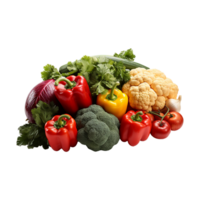 des légumes png avec transparent Contexte ai génératif