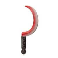 Halloween scythe toy cutout, Png file