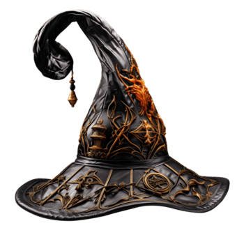 häxor hatt, Skära ut, ai generativ png