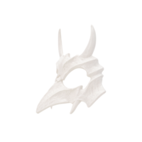 blanc mal masque, coupé png